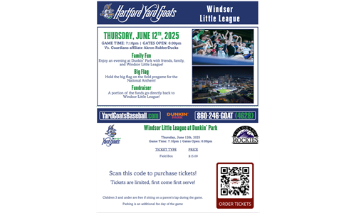 Hartford Yard Goats June 12th 2025